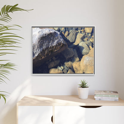 Stone Sanctuary - Unique Stretched Canvas Wall Art