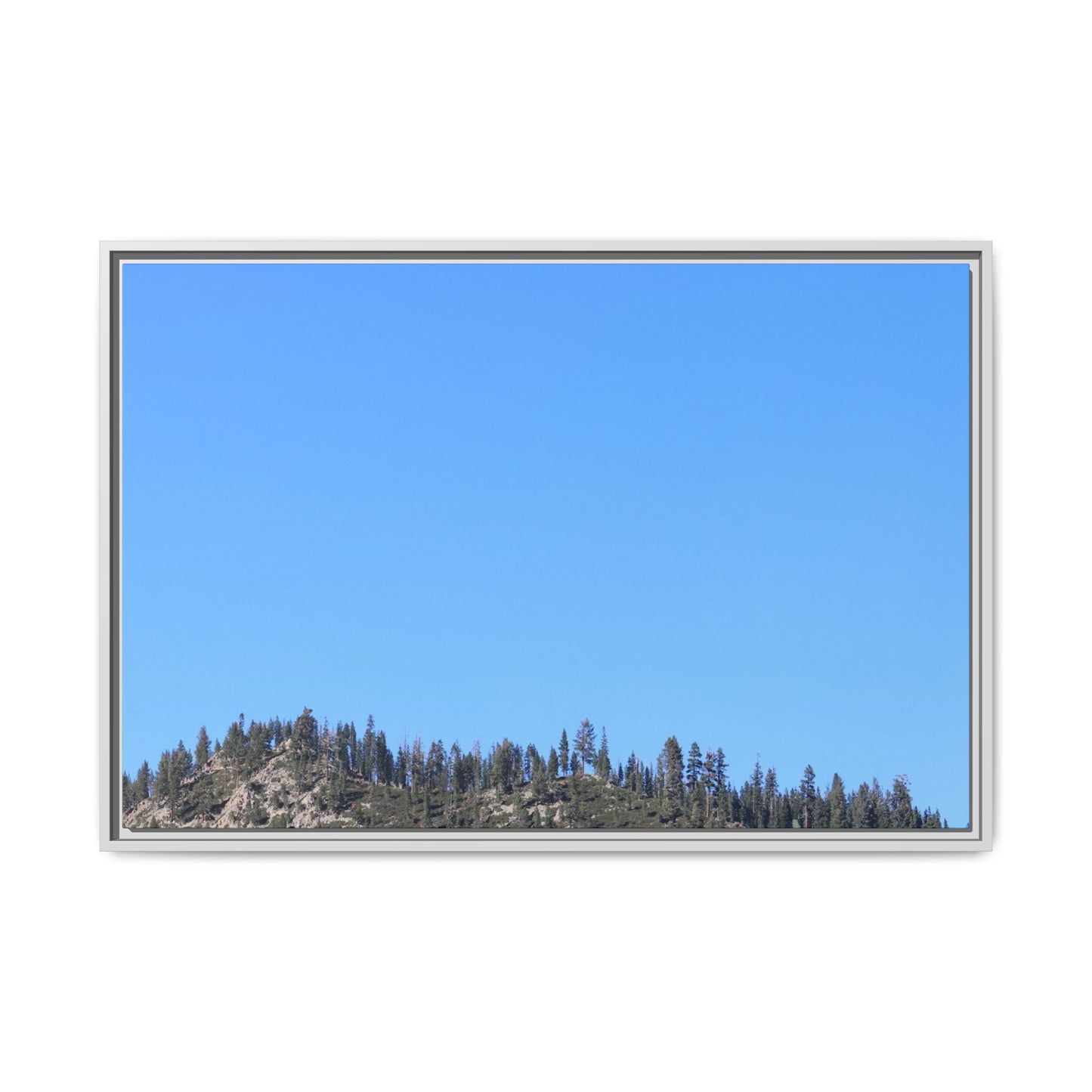 Blue Silence - Unique Stretched Canvas Wall Art