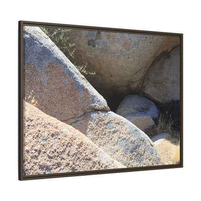 Boulder Shelter - Unique Stretched Canvas Wall Art