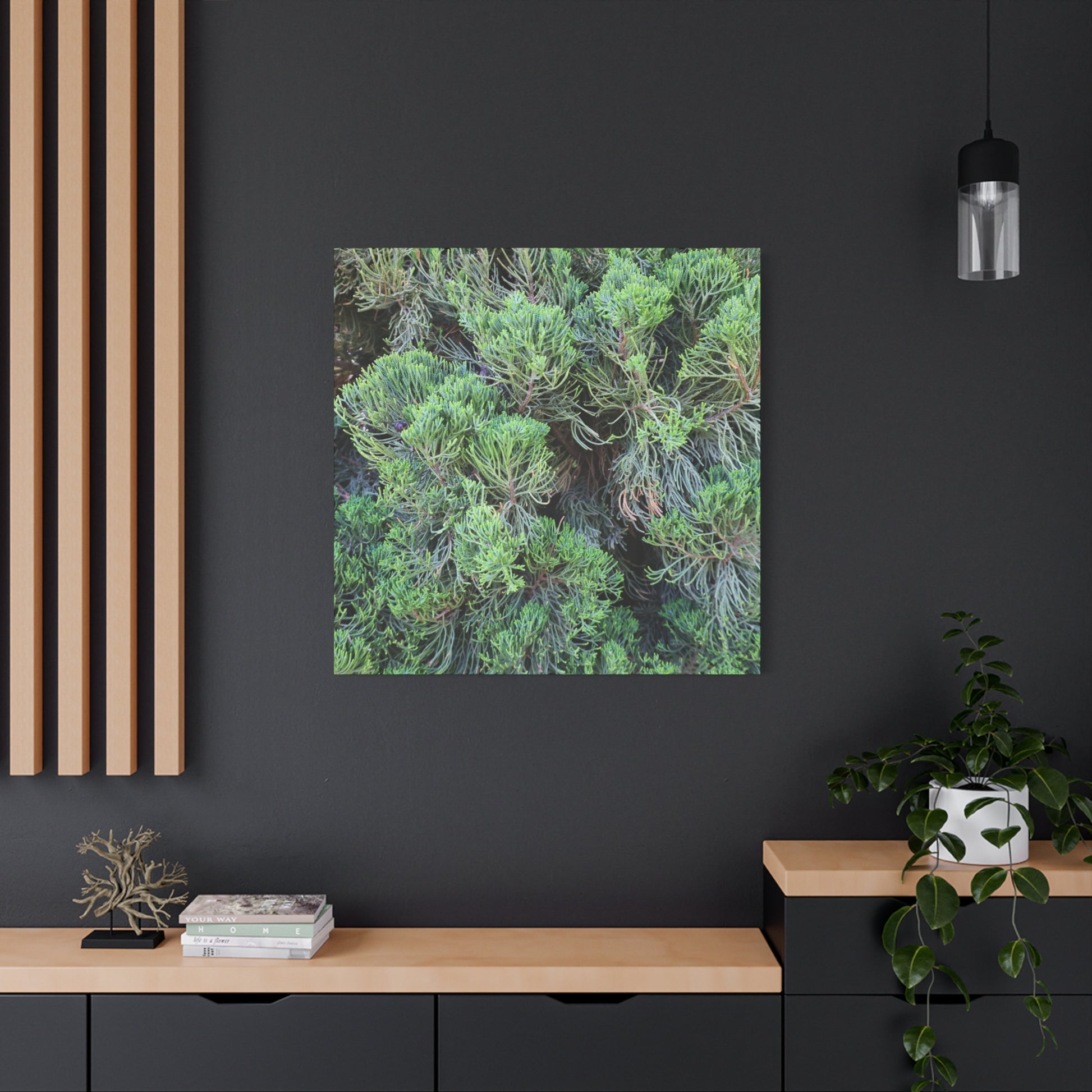 Green Labyrinth - Unique Frameless Canvas Wall Art - Art By Earth