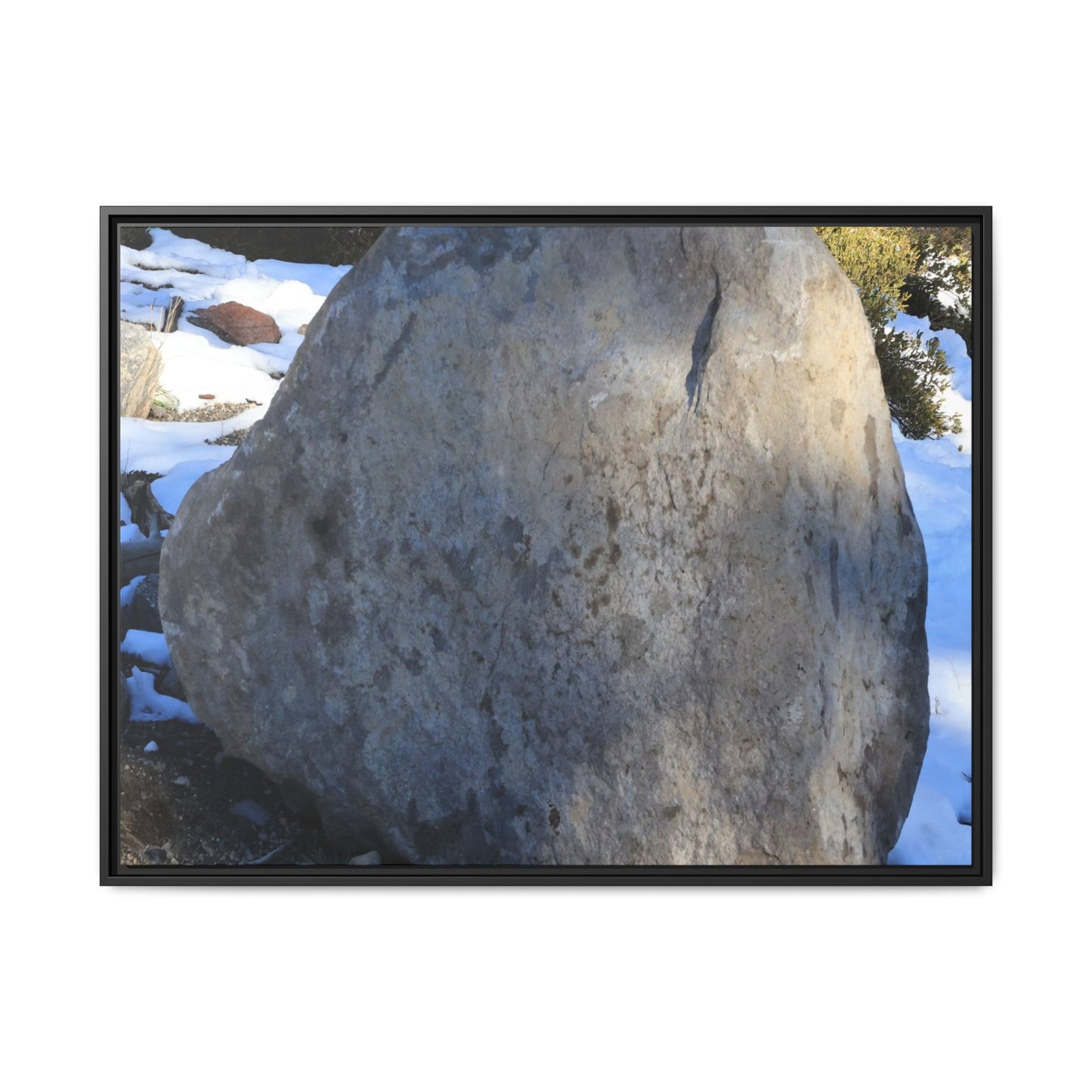 Glacial Solitude - Unique Stretched Canvas Wall Art