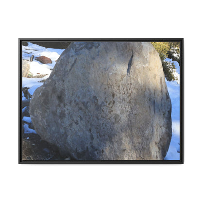 Glacial Solitude - Unique Stretched Canvas Wall Art