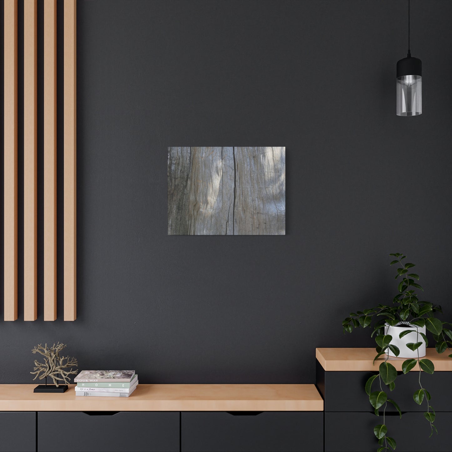 Split Log - Unique Frameless Canvas Wall Art