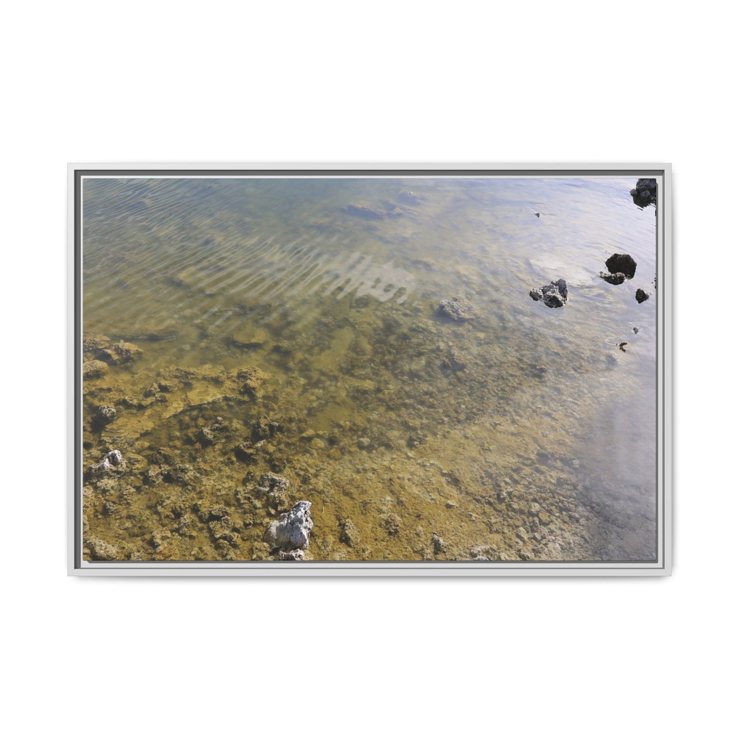 Ripples of Stone - Unique Stretched Canvas Wall Art