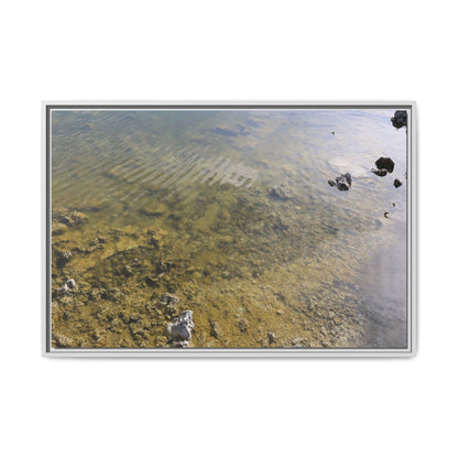 Ripples of Stone - Unique Stretched Canvas Wall Art