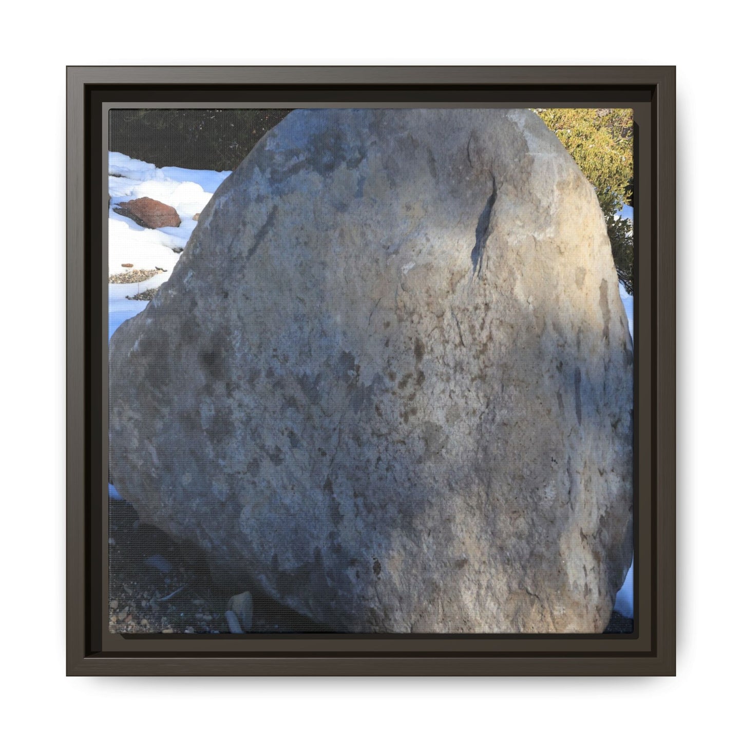 Glacial Solitude - Unique Stretched Canvas Wall Art