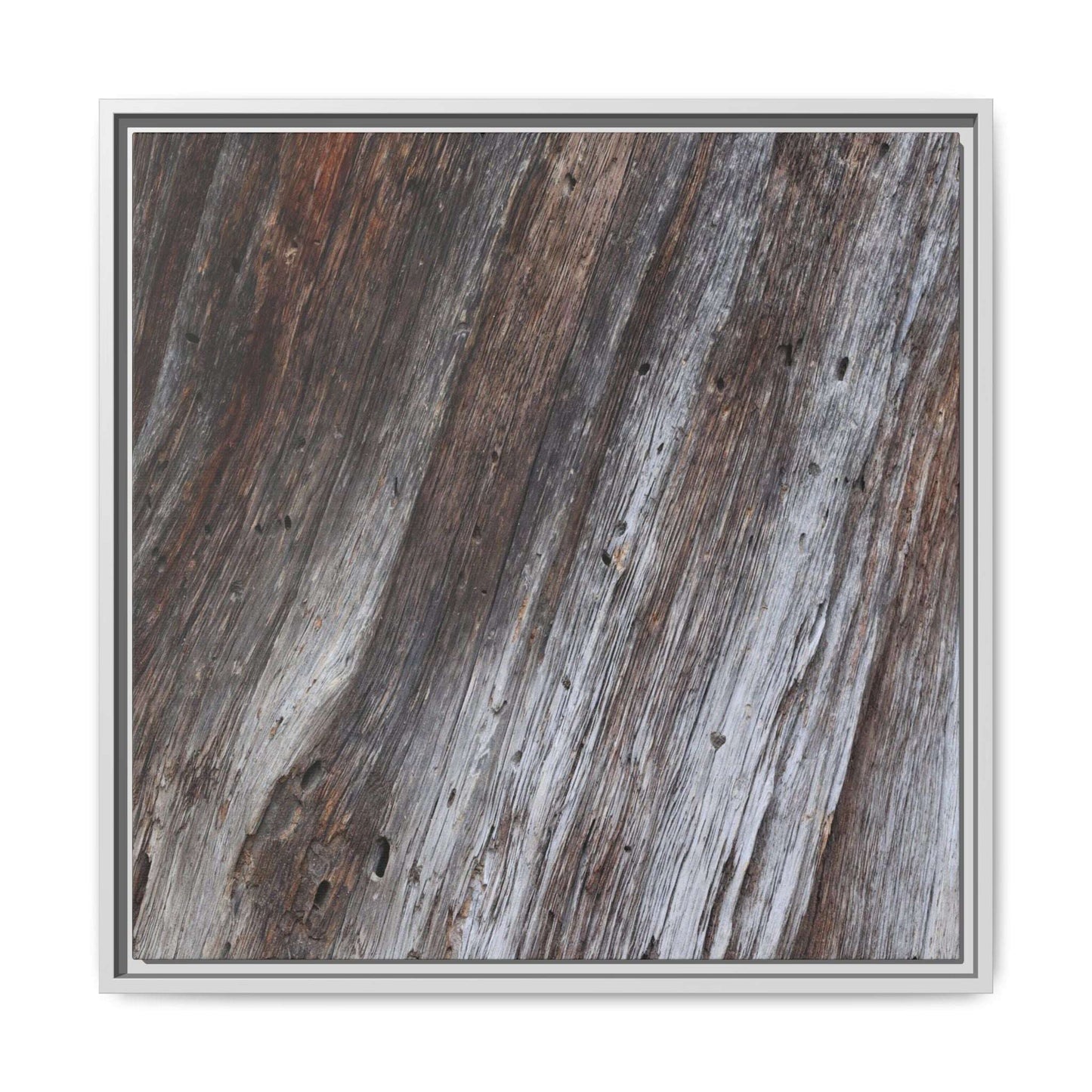 Aged Timber Texture - Unique Stretched Canvas Wall Art - Art By Earth