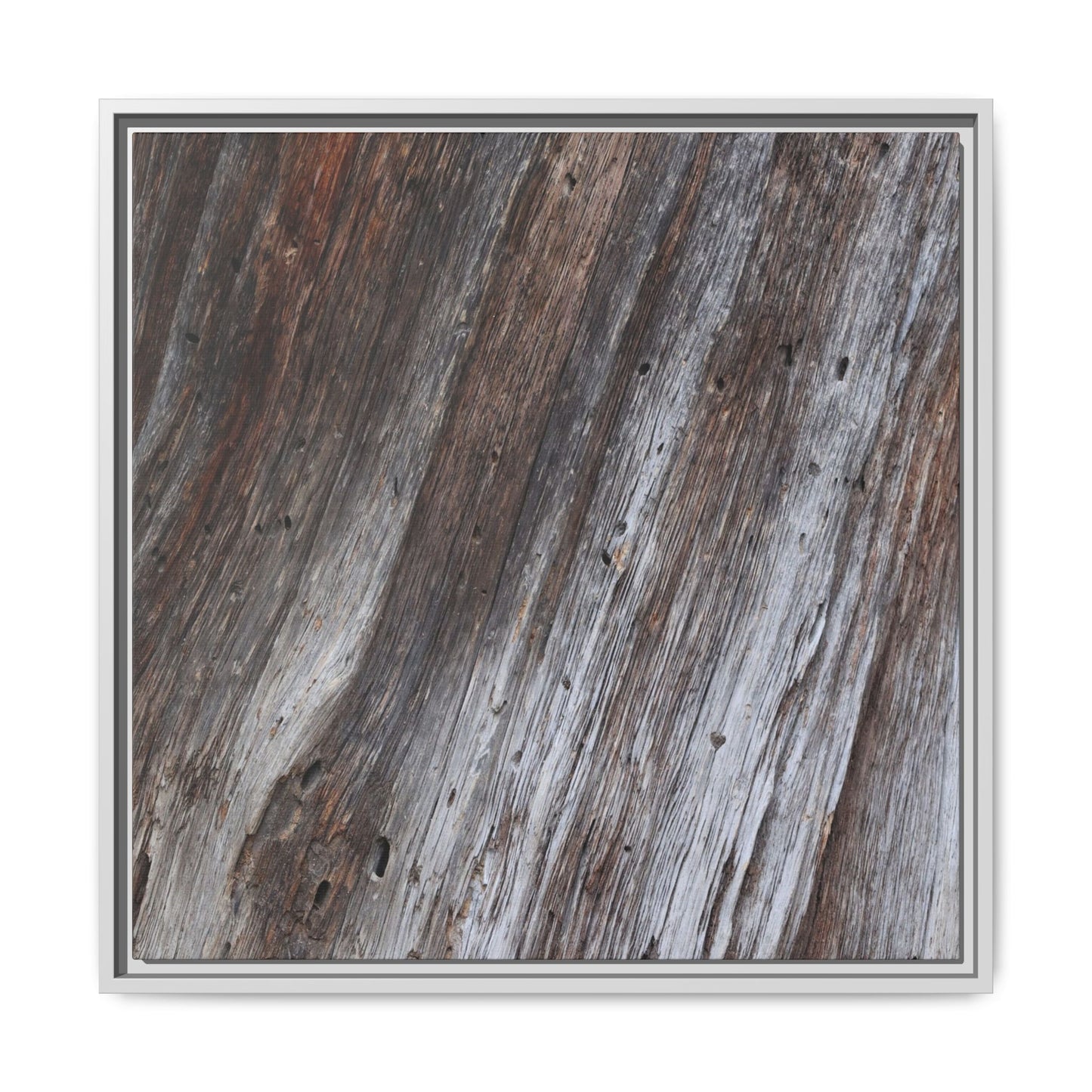 Aged Timber Texture - Unique Stretched Canvas Wall Art - Art By Earth