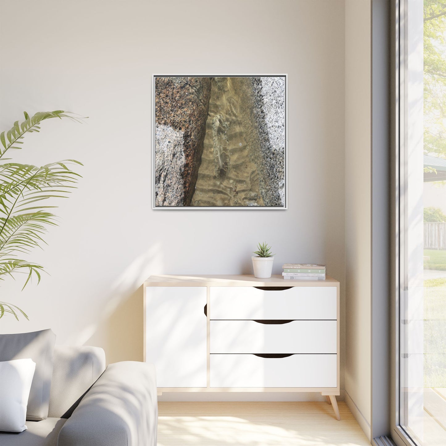 Between Concrete Walls - Unique Stretched Canvas Wall Art - Art By Earth