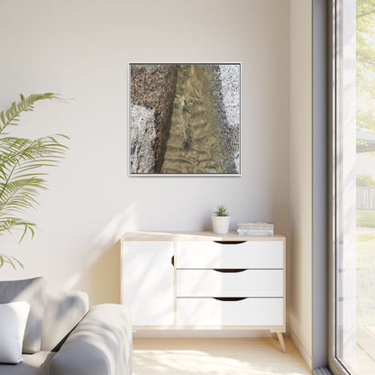 Between Concrete Walls - Unique Stretched Canvas Wall Art - Art By Earth