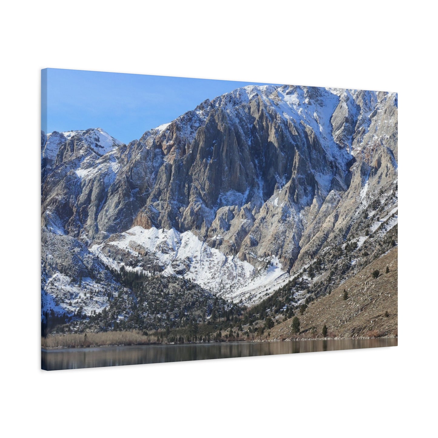 Reflections of Solitude - Unique Frameless Canvas Wall Art