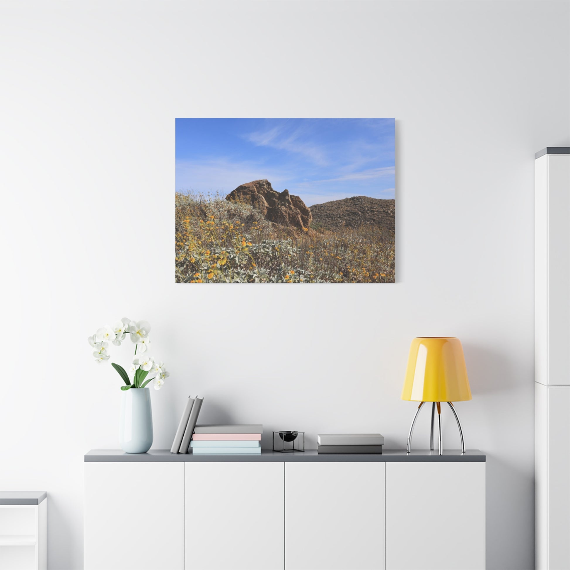 Desert Bloom - Unique Frameless Canvas Wall Art - Art By Earth