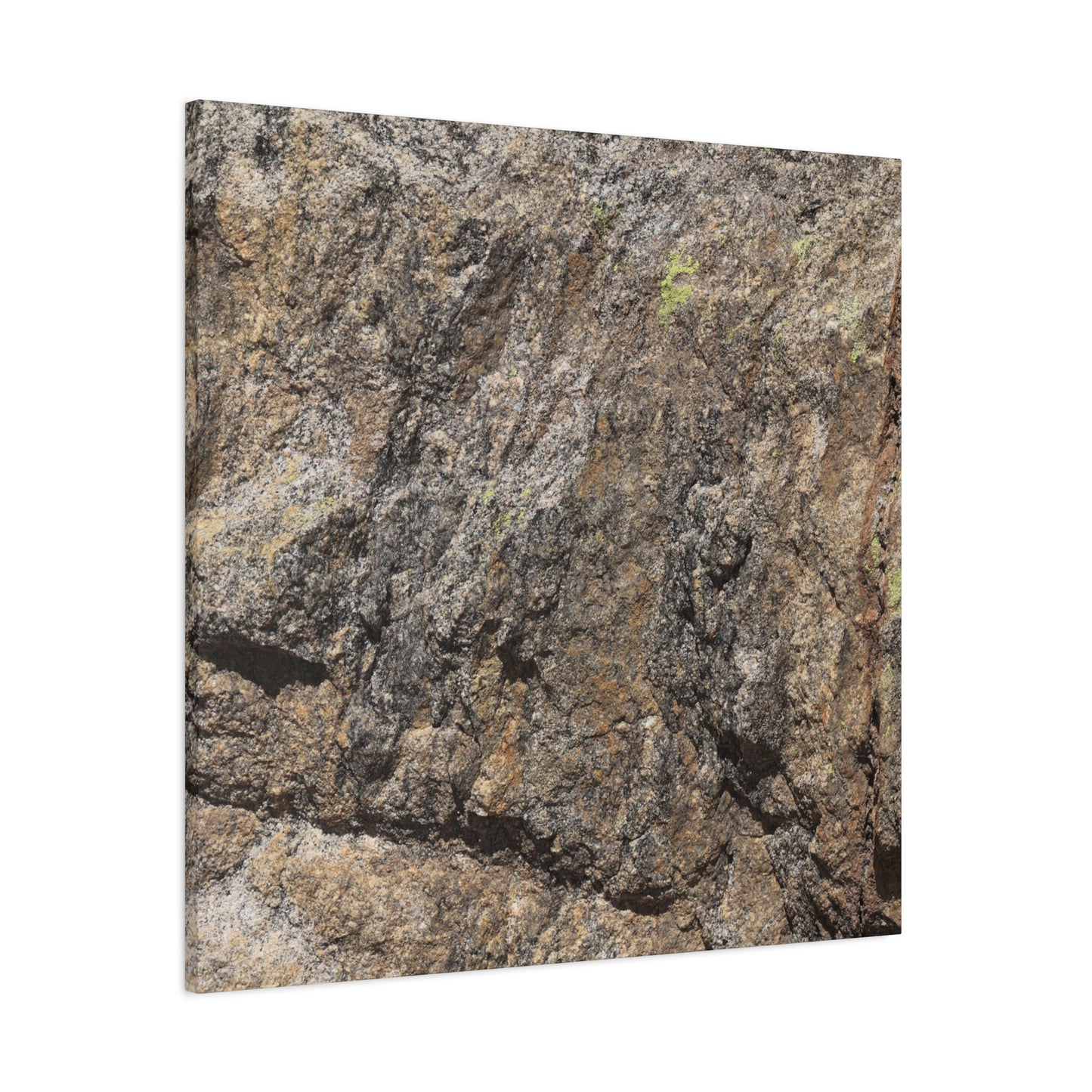 Weathered Stone Secrets - Unique Frameless Canvas Wall Art - Art By Earth