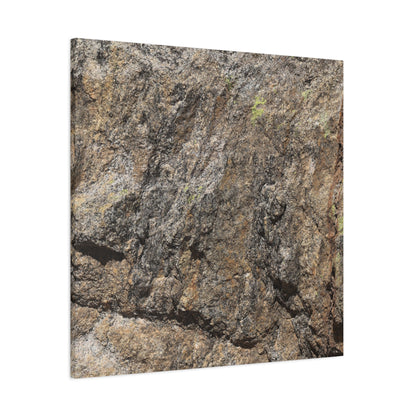 Weathered Stone Secrets - Unique Frameless Canvas Wall Art - Art By Earth