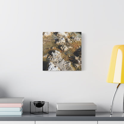 Strata of Decay - Unique Frameless Canvas Wall Art