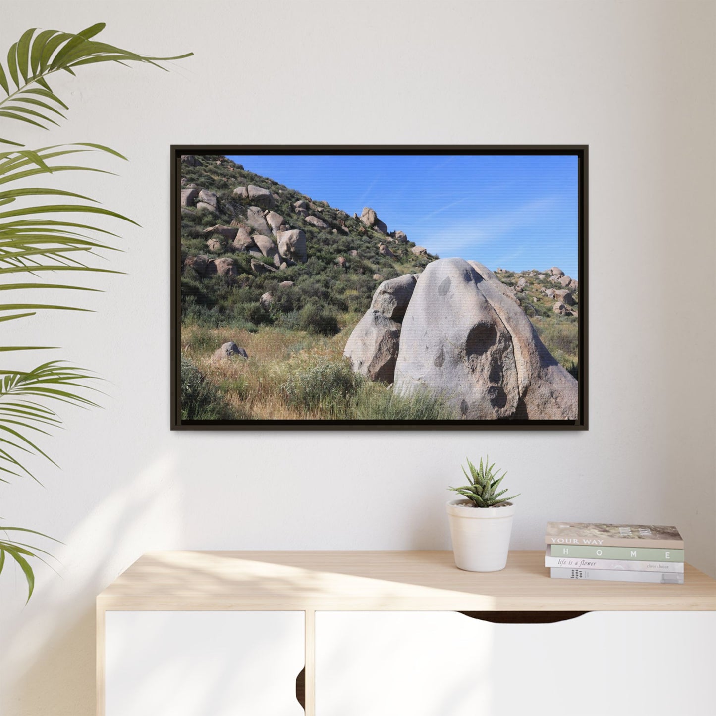 Ancient Stone Guardian - Unique Stretched Canvas Wall Art - Art By Earth