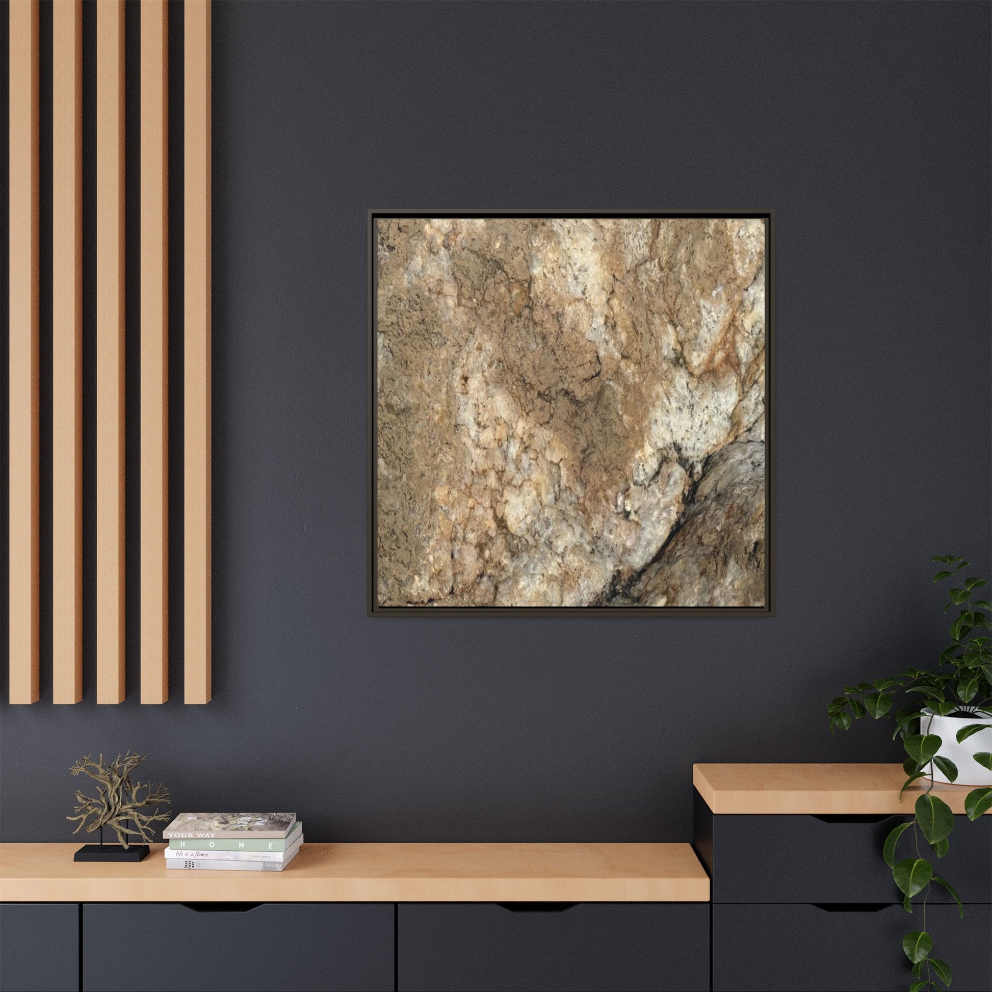 Ancient Stone Wall - Unique Stretched Canvas Wall Art - Art By Earth