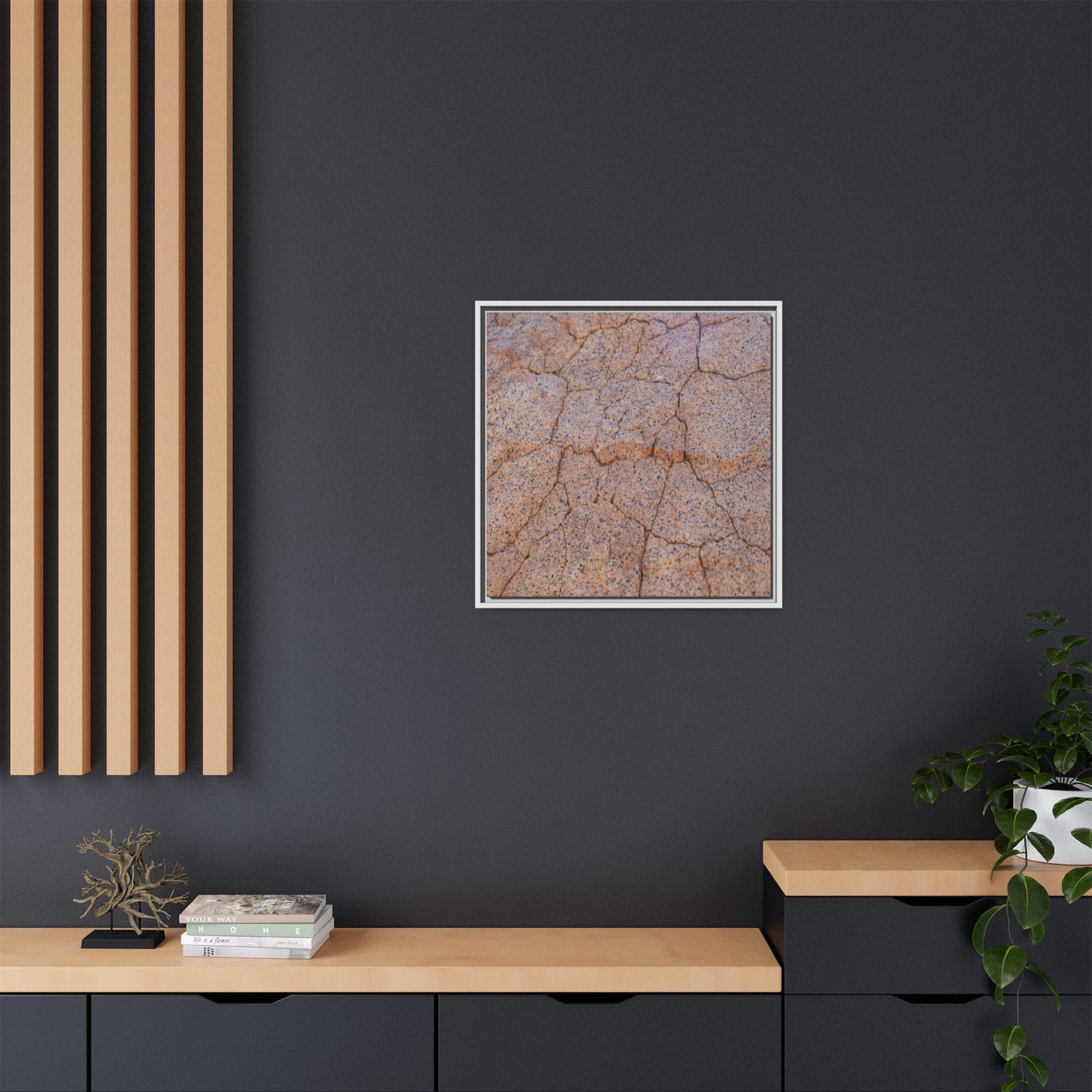 Fragmented Earth - Unique Stretched Canvas Wall Art - Art By Earth