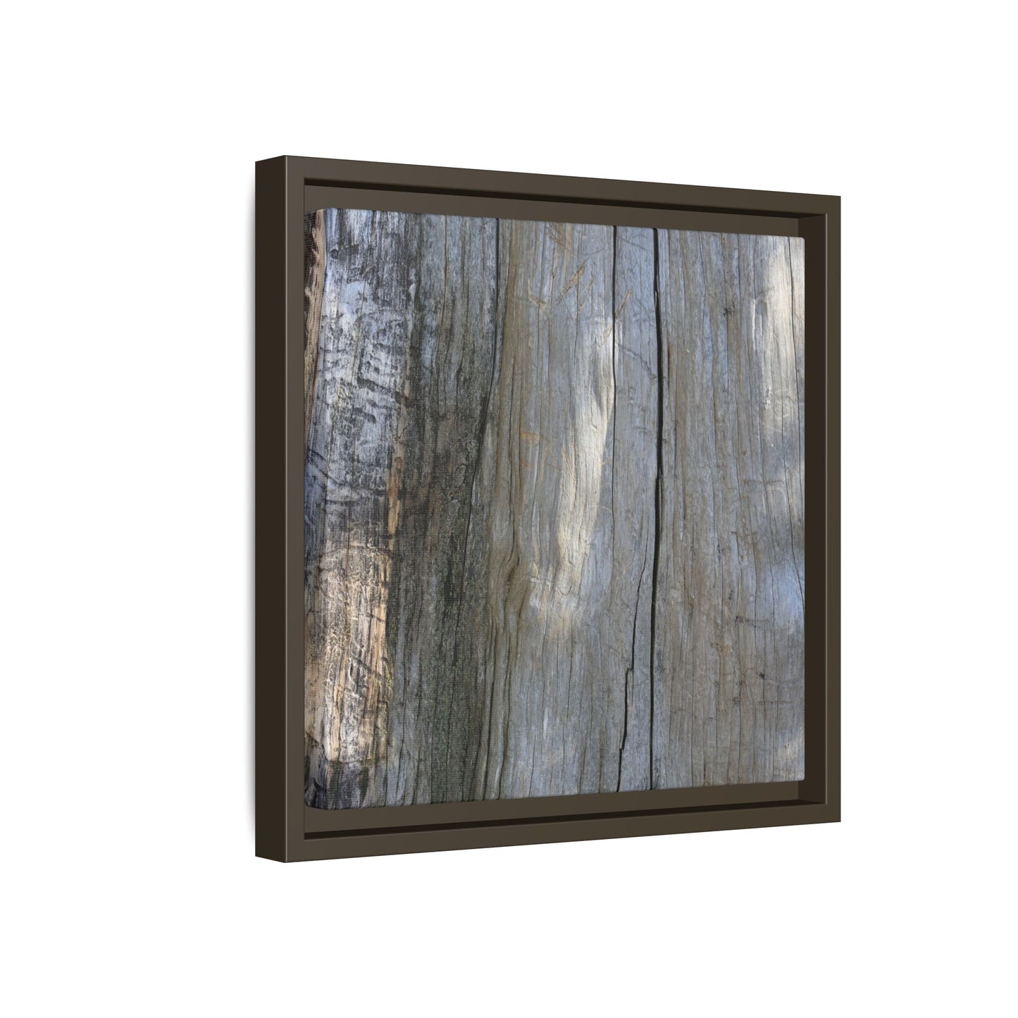 Cracked Timber Texture - Unique Stretched Canvas Wall Art