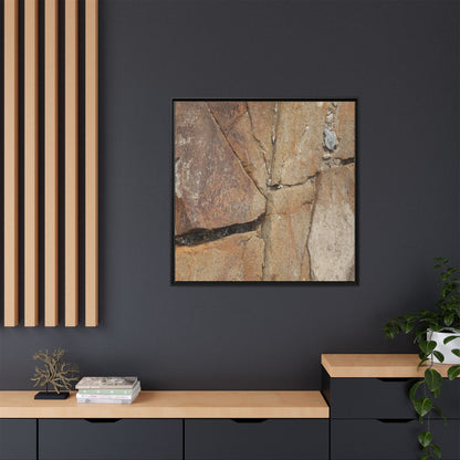 Rusty Crevices - Unique Stretched Canvas Wall Art - Art By Earth