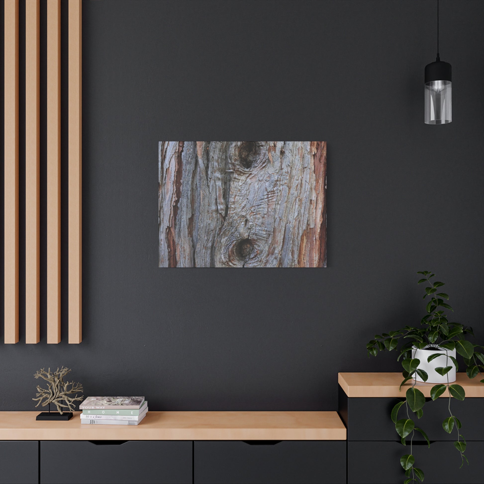 Wooden Memoir - Unique Frameless Canvas Wall Art - Art By Earth