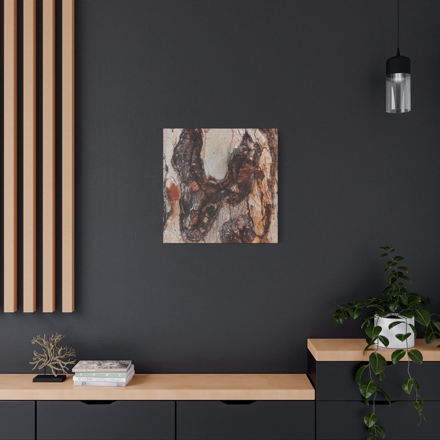 Arboreal Echoes - Unique Frameless Canvas Wall Art - Art By Earth