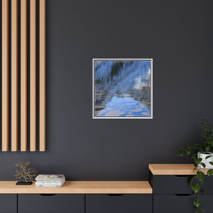 Reflected Stones - Unique Stretched Canvas Wall Art