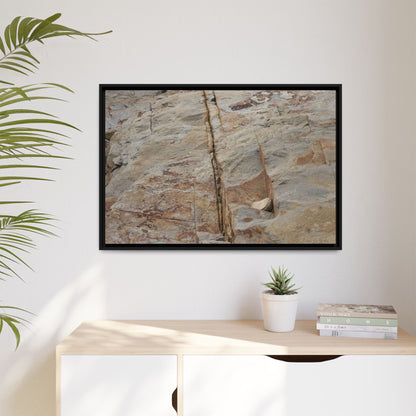 Sedimentary Symphony - Unique Stretched Canvas Wall Art - Art By Earth