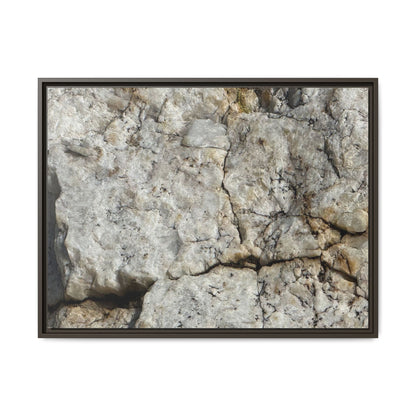 Weathered Limestone Formation - Unique Stretched Canvas Wall Art - Art By Earth
