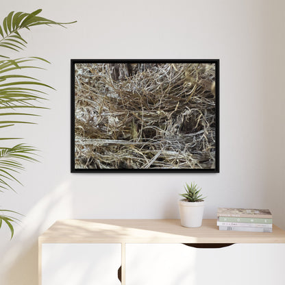 Tangled Whispers of Autumn - Unique Stretched Canvas Wall Art - Art By Earth