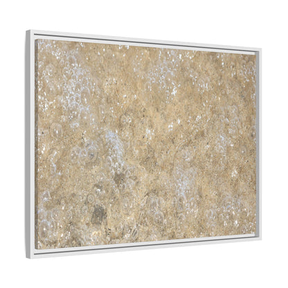 Bubbling Sand - Unique Stretched Canvas Wall Art - Art By Earth