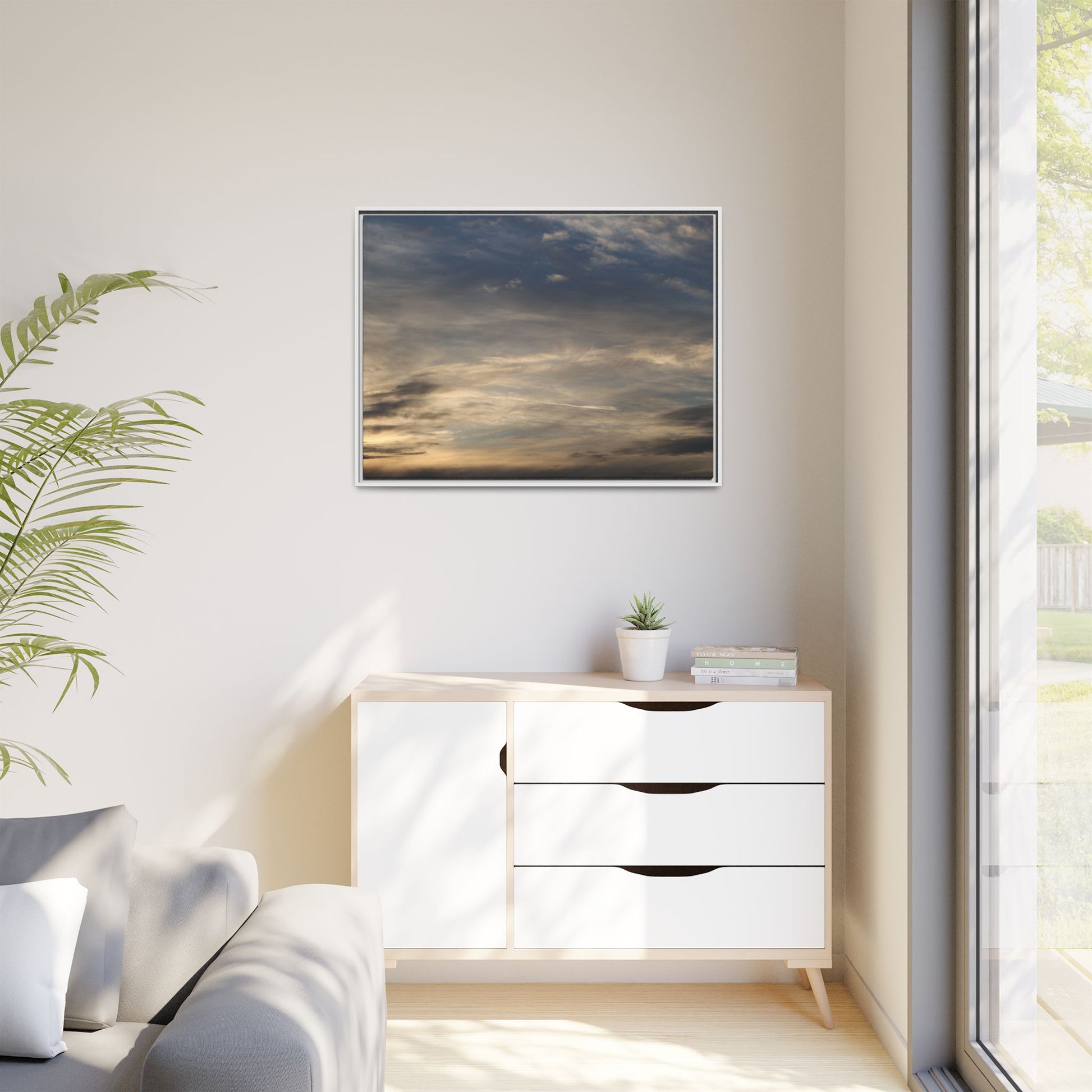 Clouded Thoughts - Unique Stretched Canvas Wall Art - Art By Earth