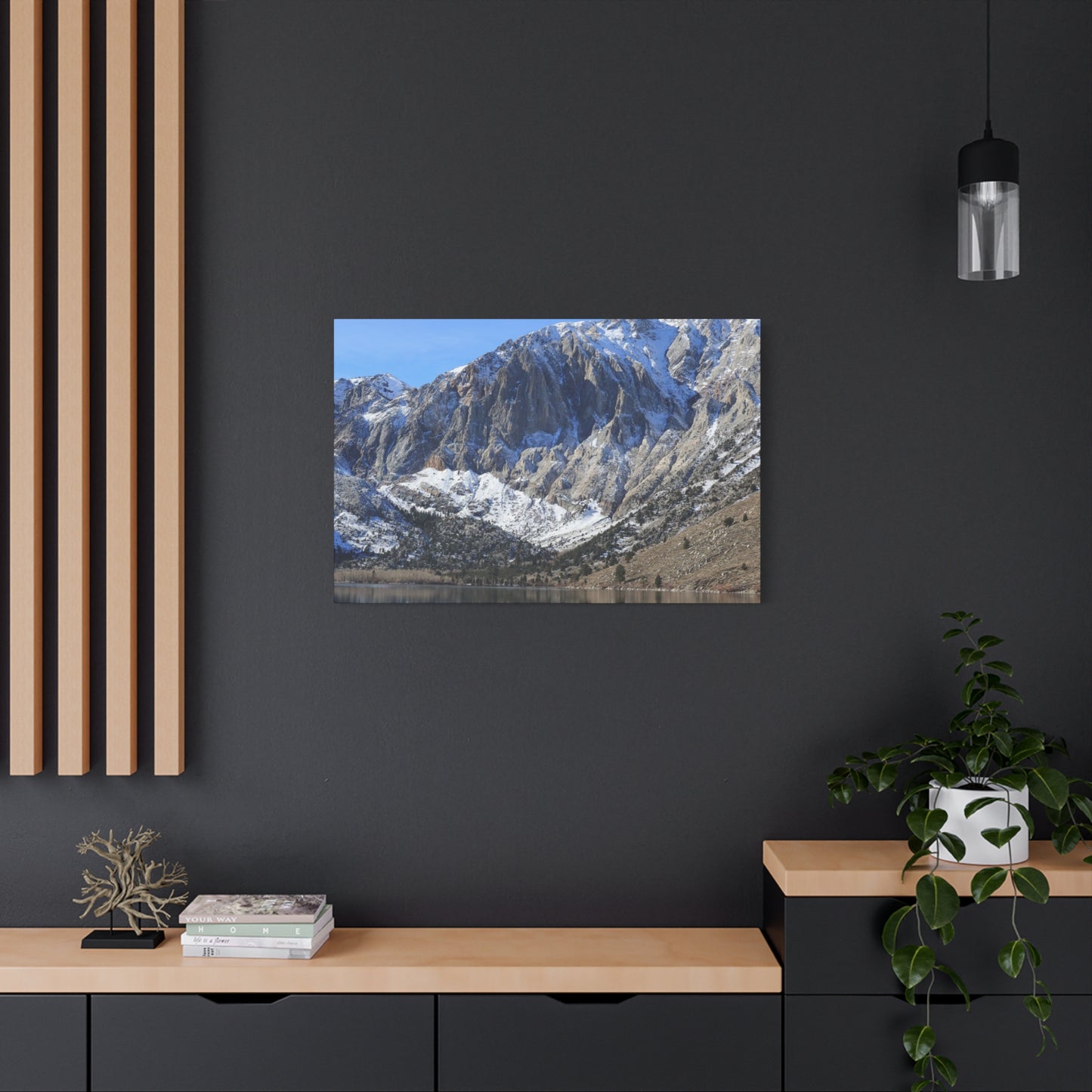 Reflections of Solitude - Unique Frameless Canvas Wall Art