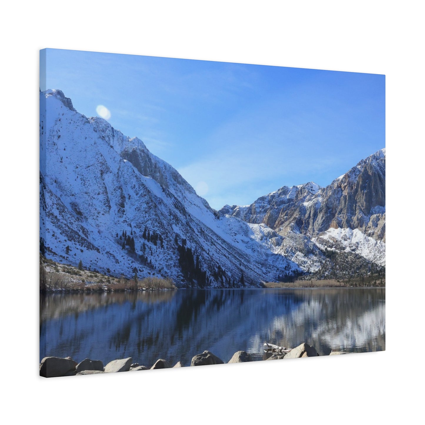 Reflections of Silence - Unique Frameless Canvas Wall Art