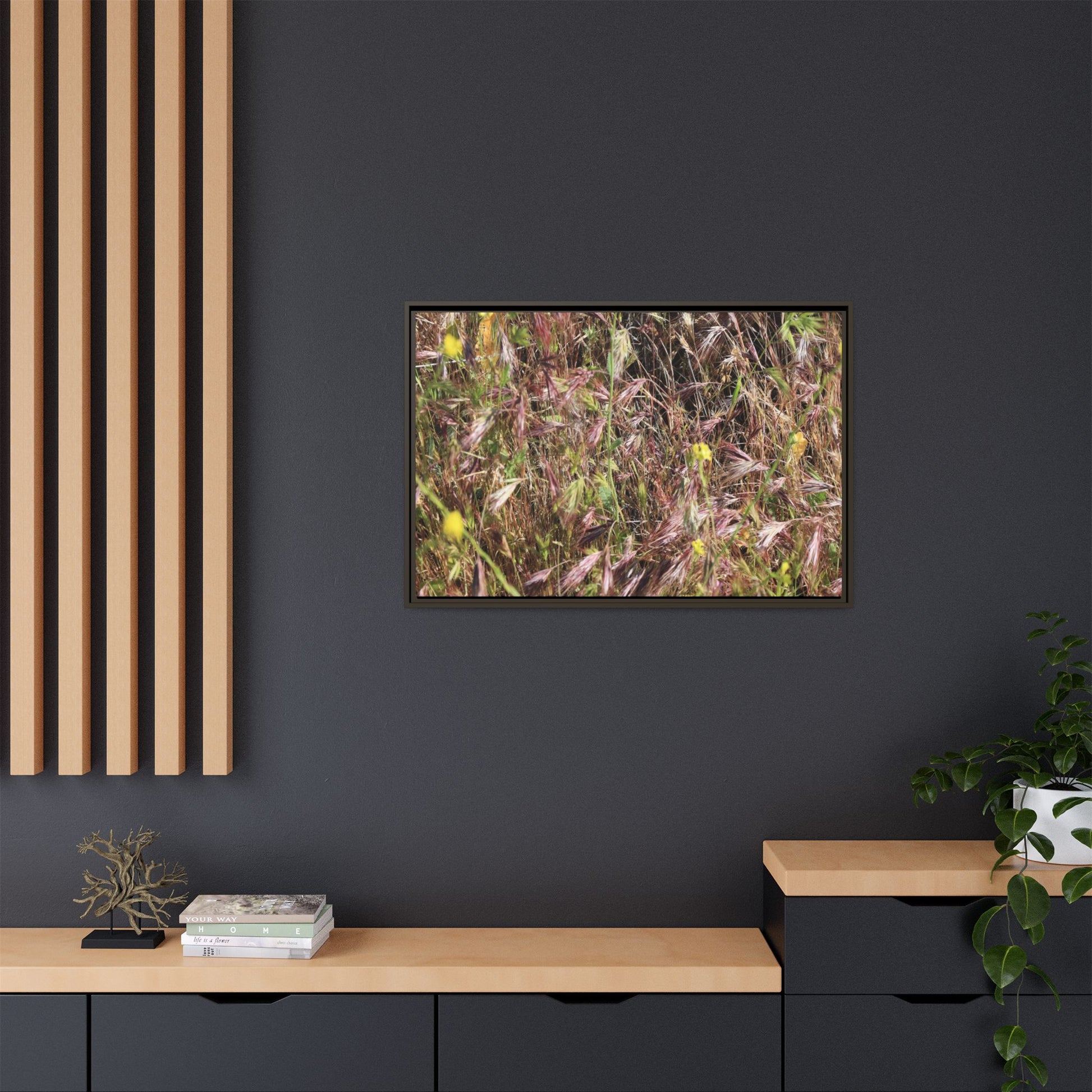 Autumn Meadow - Unique Stretched Canvas Wall Art - Art By Earth