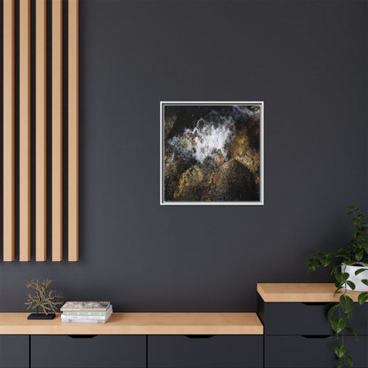 Cascading Momentum - Unique Stretched Canvas Wall Art - Art By Earth