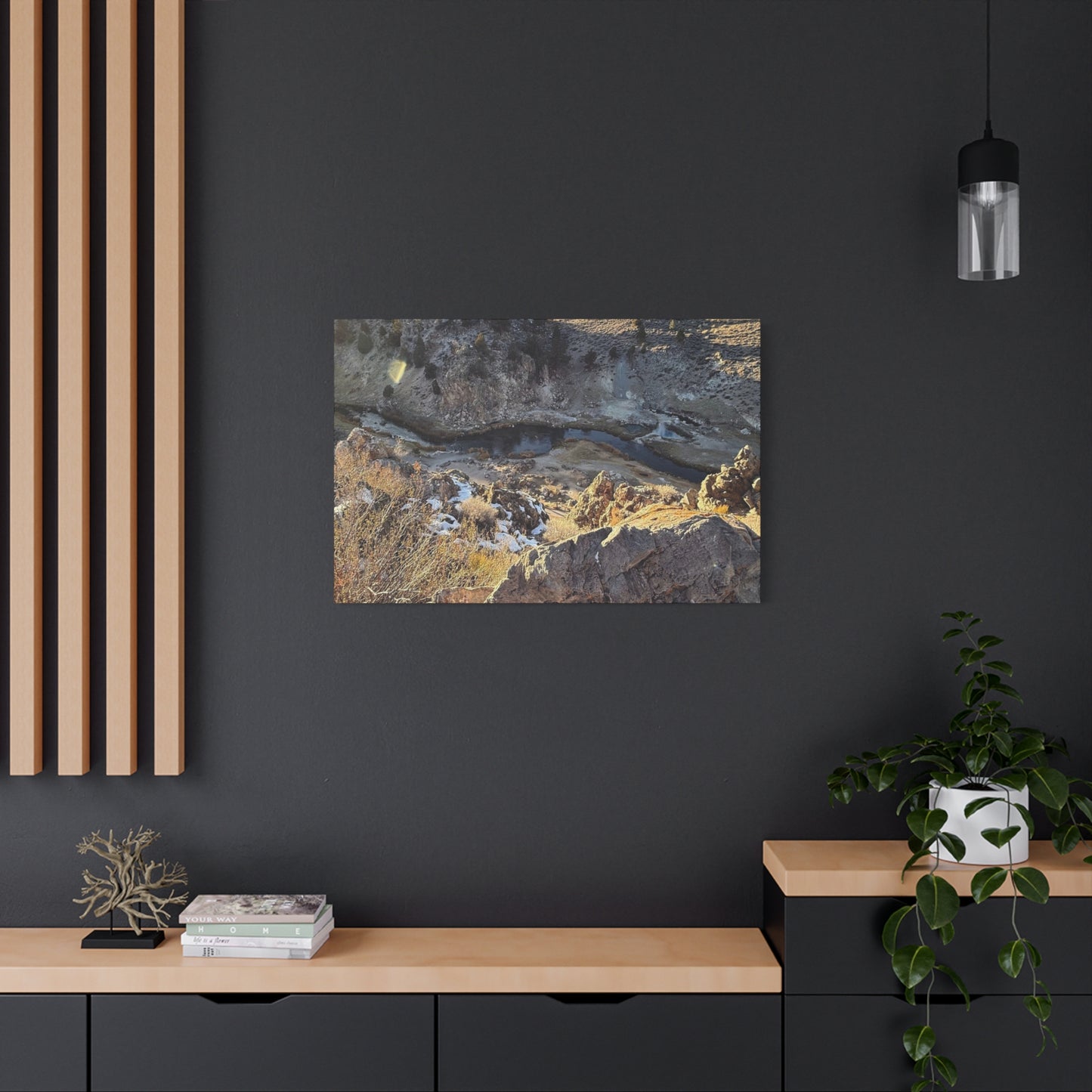 Canyon's Breath - Unique Frameless Canvas Wall Art