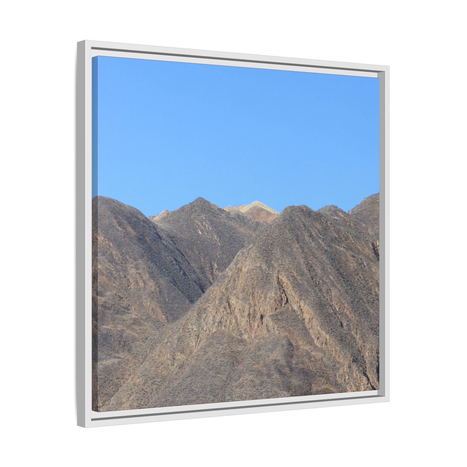 Echoes of Barren Peaks - Unique Stretched Canvas Wall Art - Art By Earth