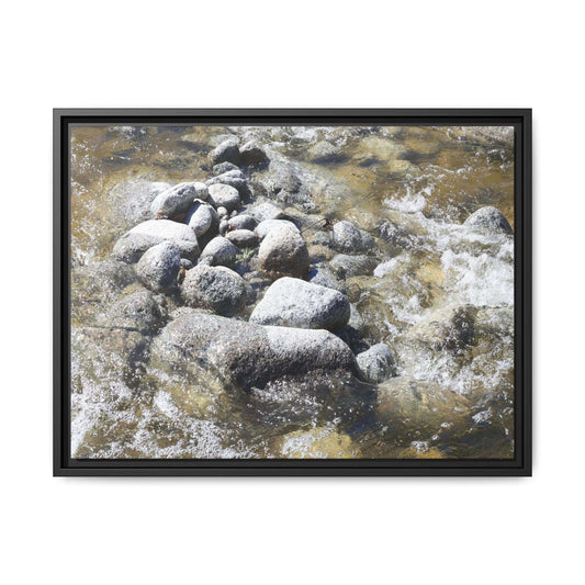 Mountain Stream Flow - Unique Stretched Canvas Wall Art - Art By Earth