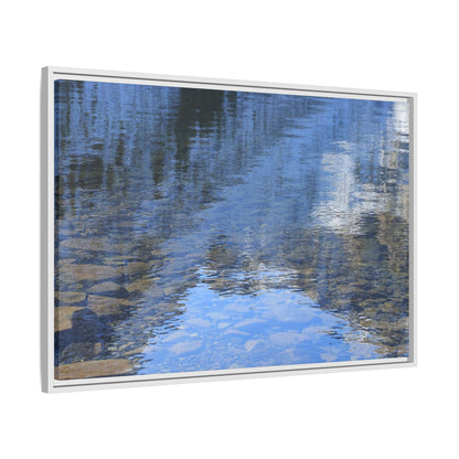Reflected Stones - Unique Stretched Canvas Wall Art