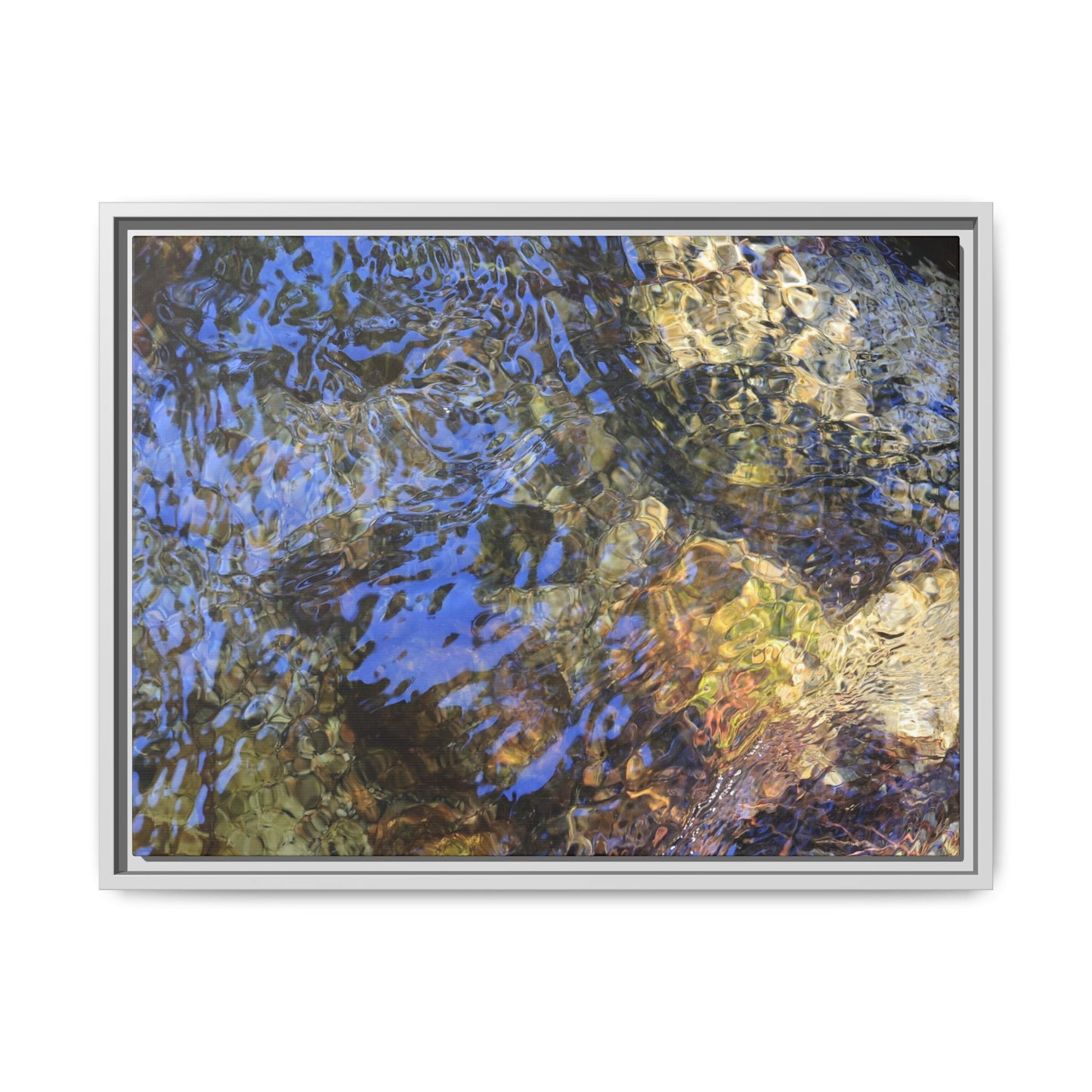 Aquatic Kaleidoscope - Unique Stretched Canvas Wall Art - Art By Earth