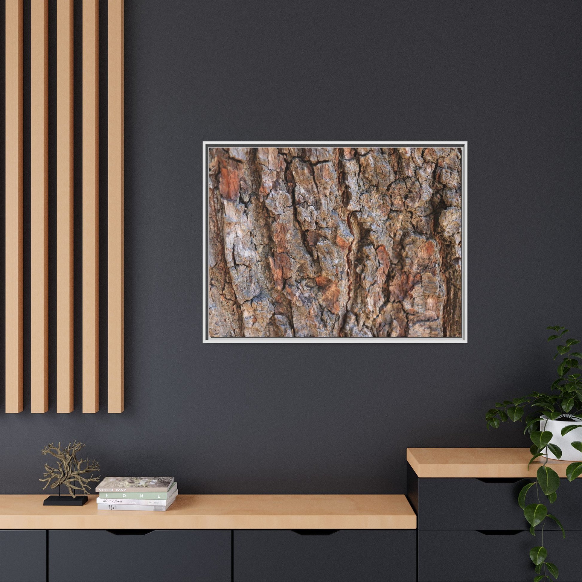 Tree's Timeworn Tale - Unique Stretched Canvas Wall Art - Art By Earth