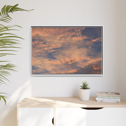 Sunset's Ethereal Canvas - Unique Stretched Canvas Wall Art - Art By Earth