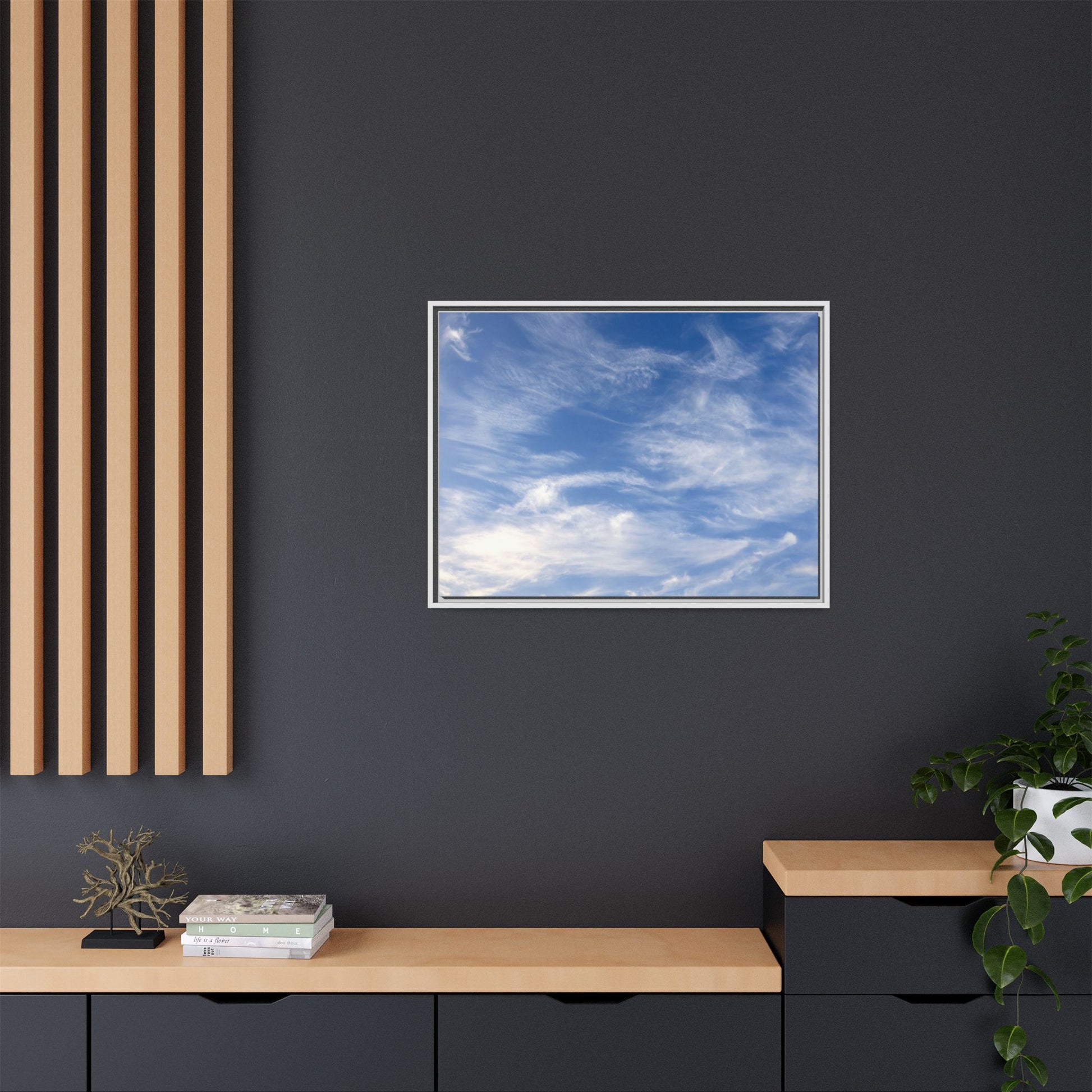Ethereal Blue Tapestry - Unique Stretched Canvas Wall Art - Art By Earth