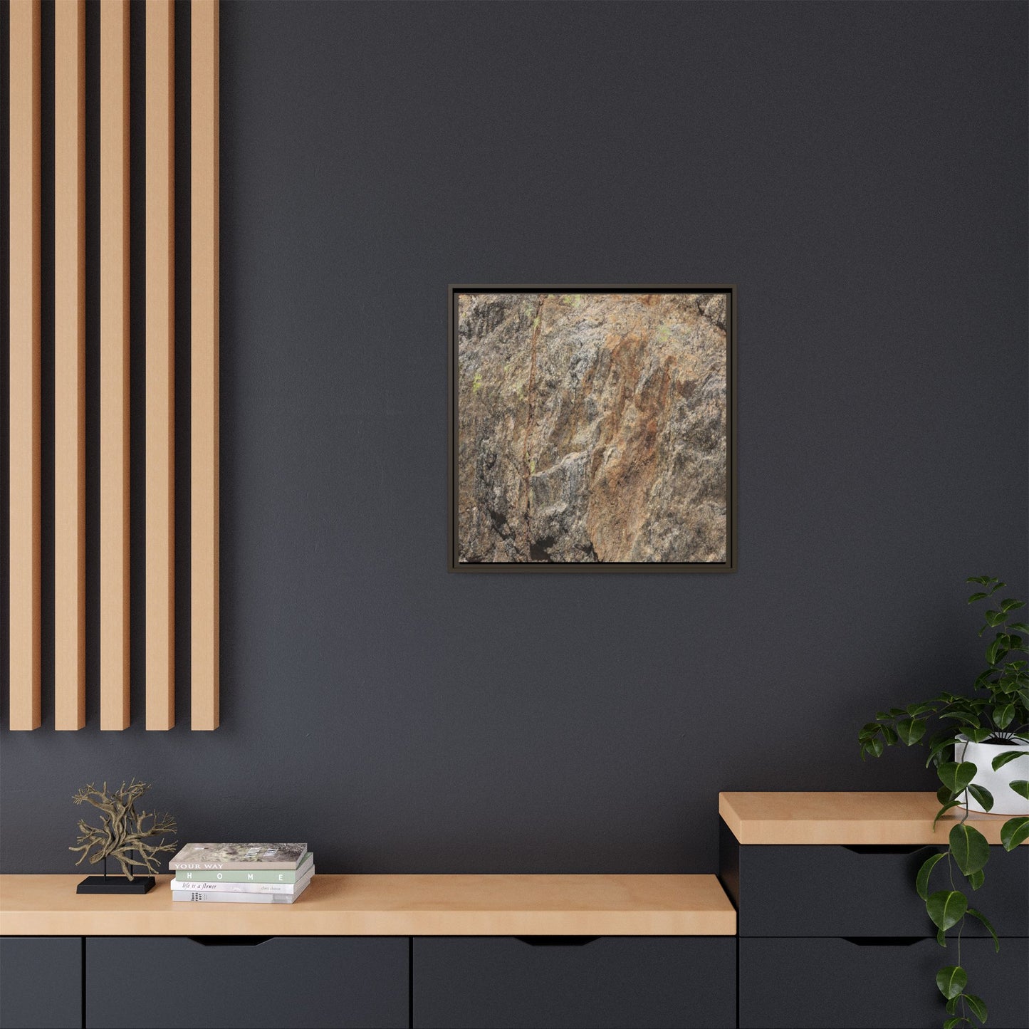 Weathered Rock Formation - Unique Stretched Canvas Wall Art - Art By Earth