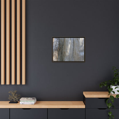 Cracked Timber Texture - Unique Stretched Canvas Wall Art