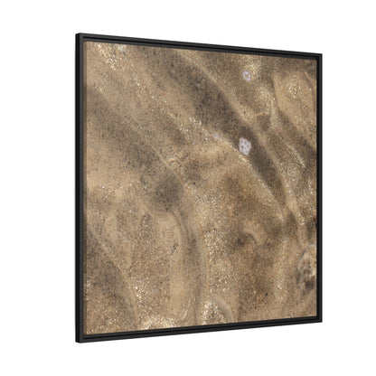 Underwater Sand Exploration - Unique Stretched Canvas Wall Art - Art By Earth
