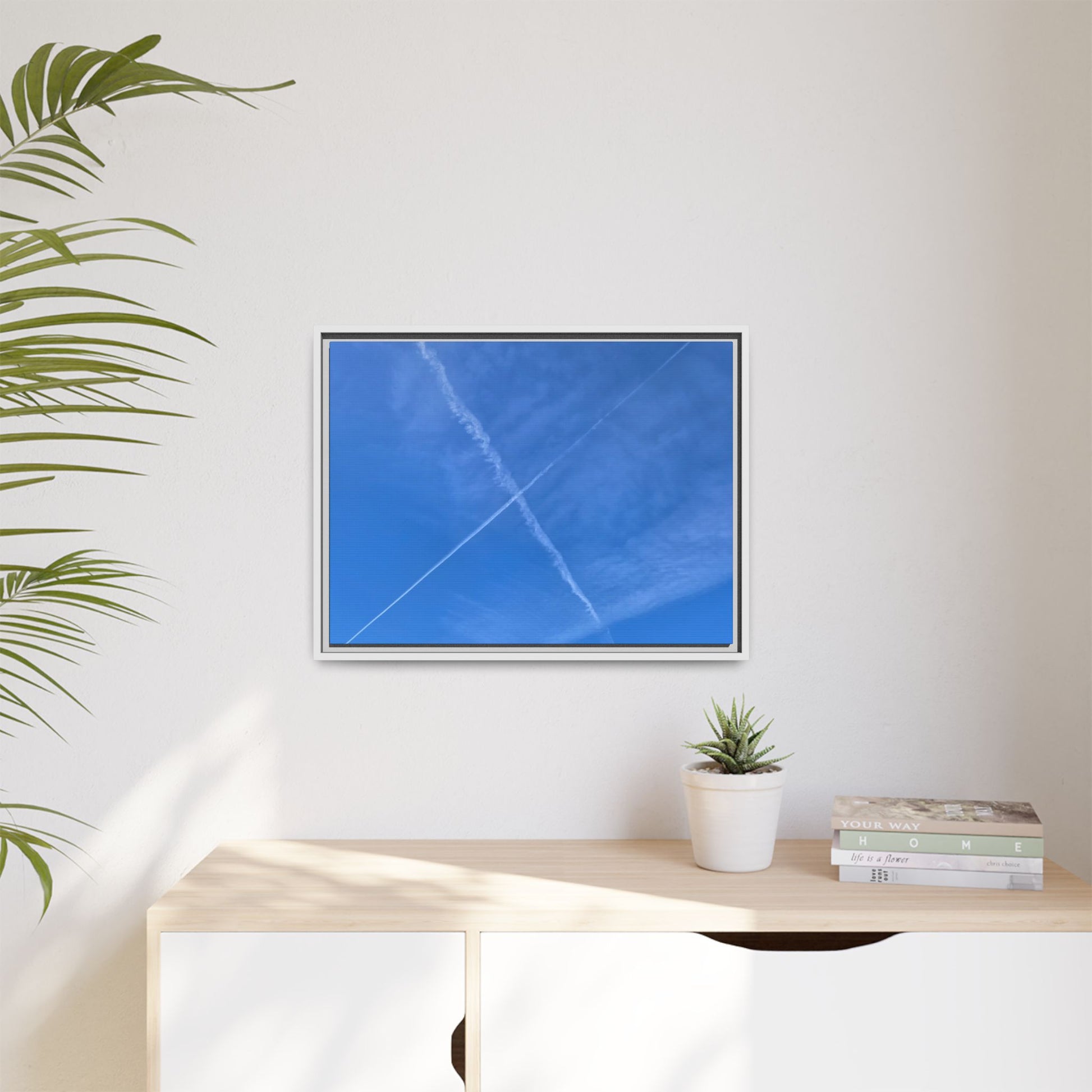Sky Crossroads - Unique Stretched Canvas Wall Art - Art By Earth
