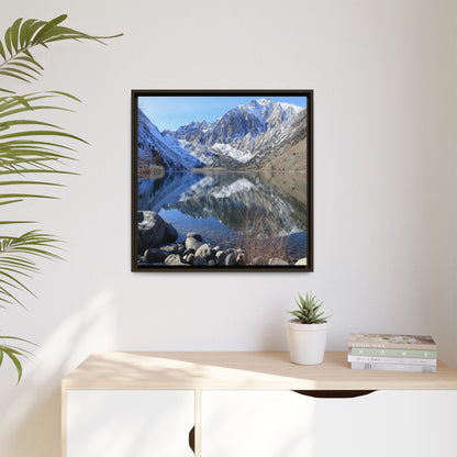 Reflections of Stillness - Unique Stretched Canvas Wall Art