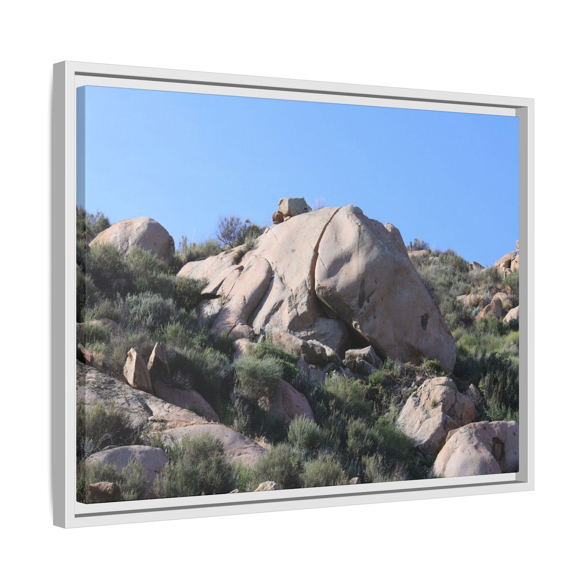 Ancient Stone Landscape - Unique Stretched Canvas Wall Art - Art By Earth